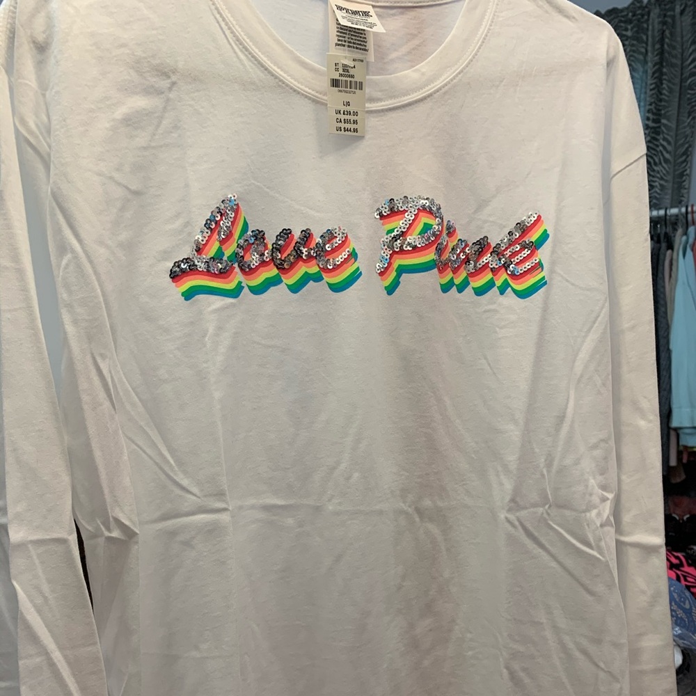 Victoria Secret Pink long sleeve campus tee